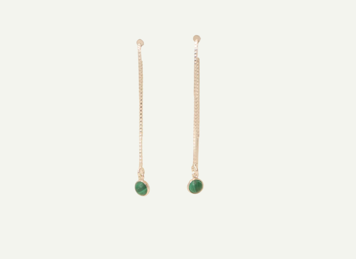 Malachite Tiny Bezel Threader
