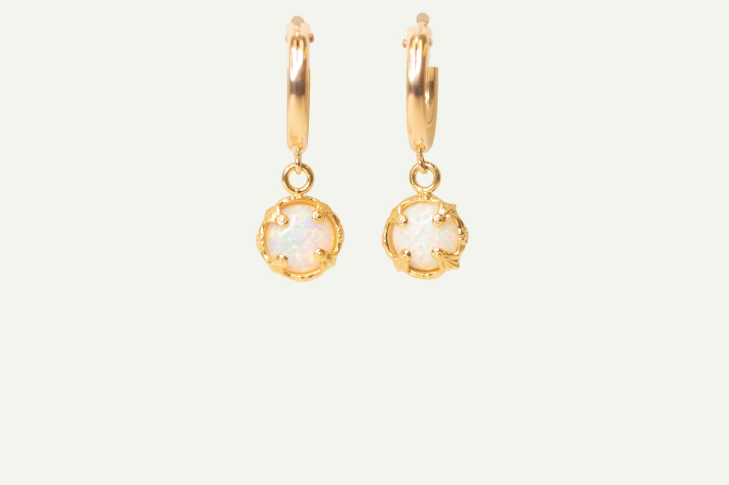 Opal Enchantment Hoops