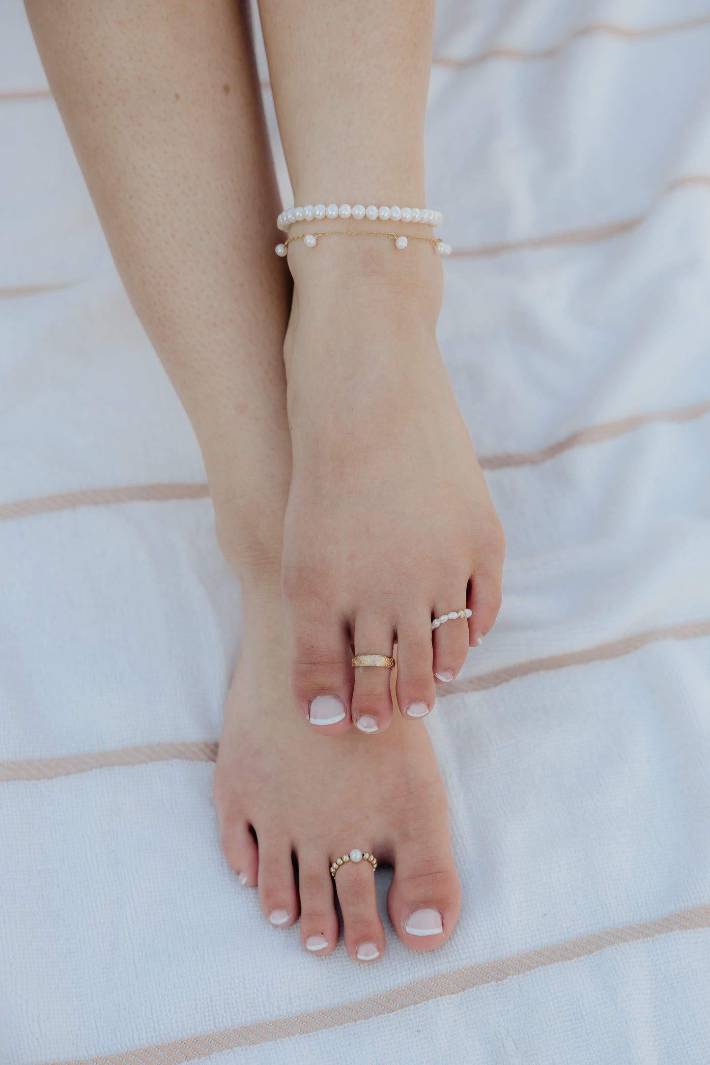 Round Pearl Anklet