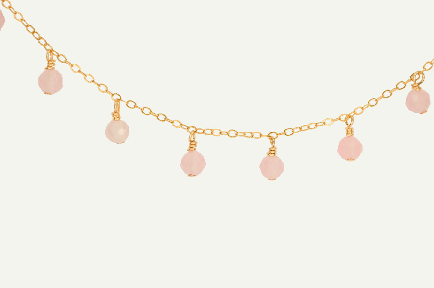 Princess Rose Quartz Necklace