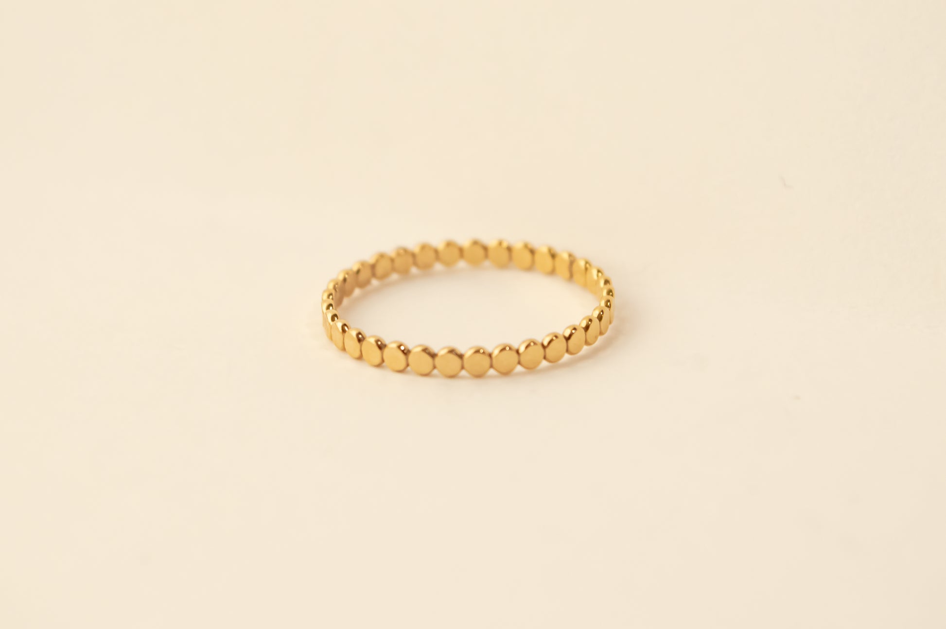Gold dottie ring