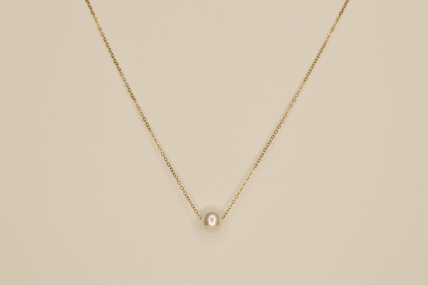 Sliding Pearl Necklace