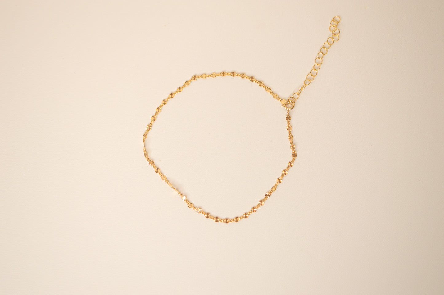 Sunburst Chain Anklet