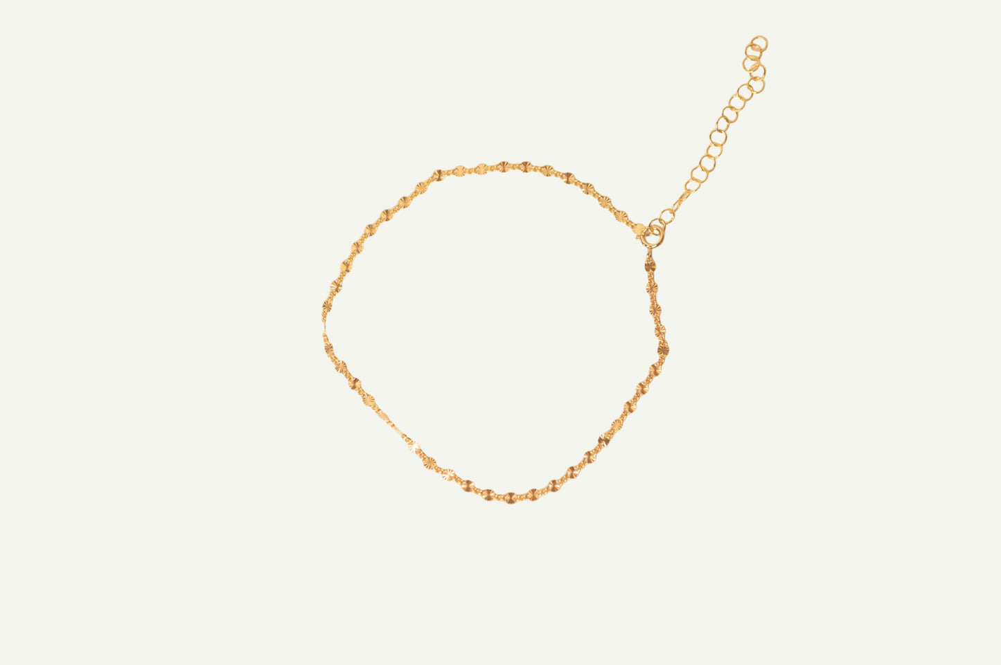 Sunburst Chain Anklet