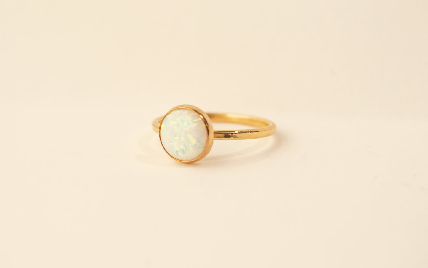 Opal Bezel Ring