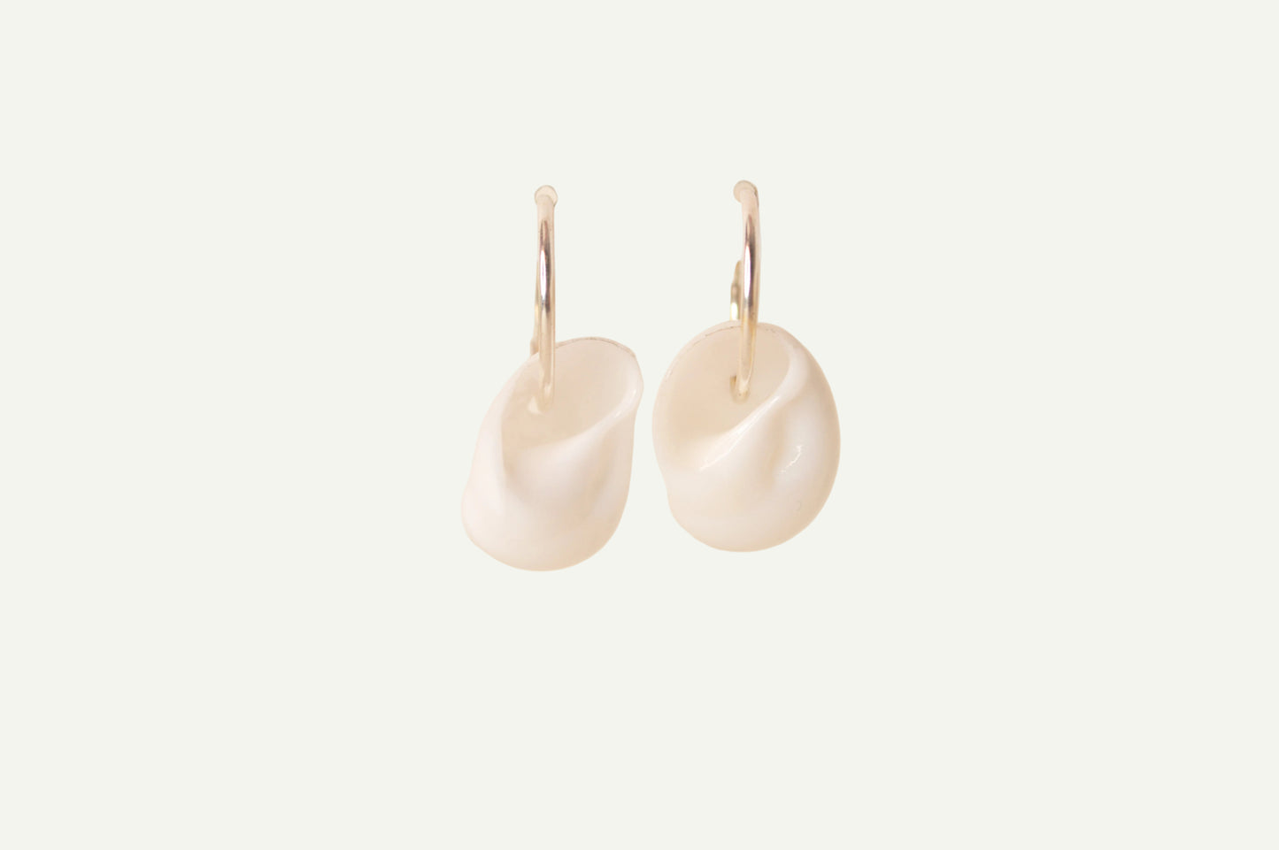 Mother of Pearl Shell Hoops
