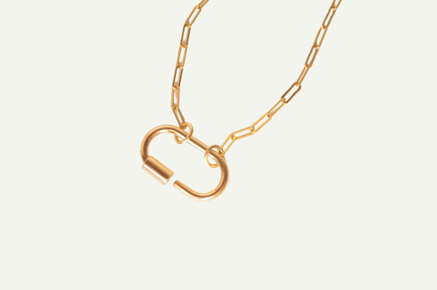 Carabiner Link Necklace