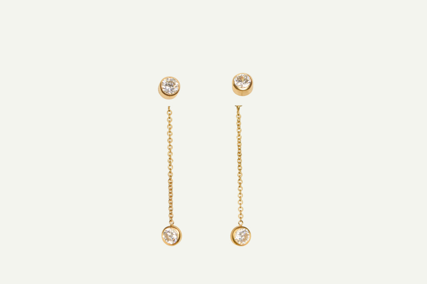 Tiered Crystal Studs
