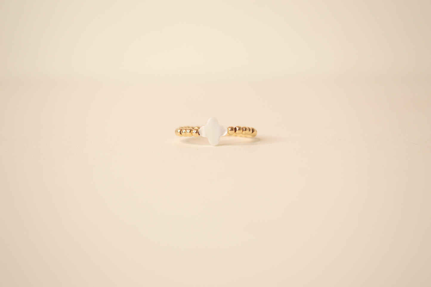 Clover Beaded Ring