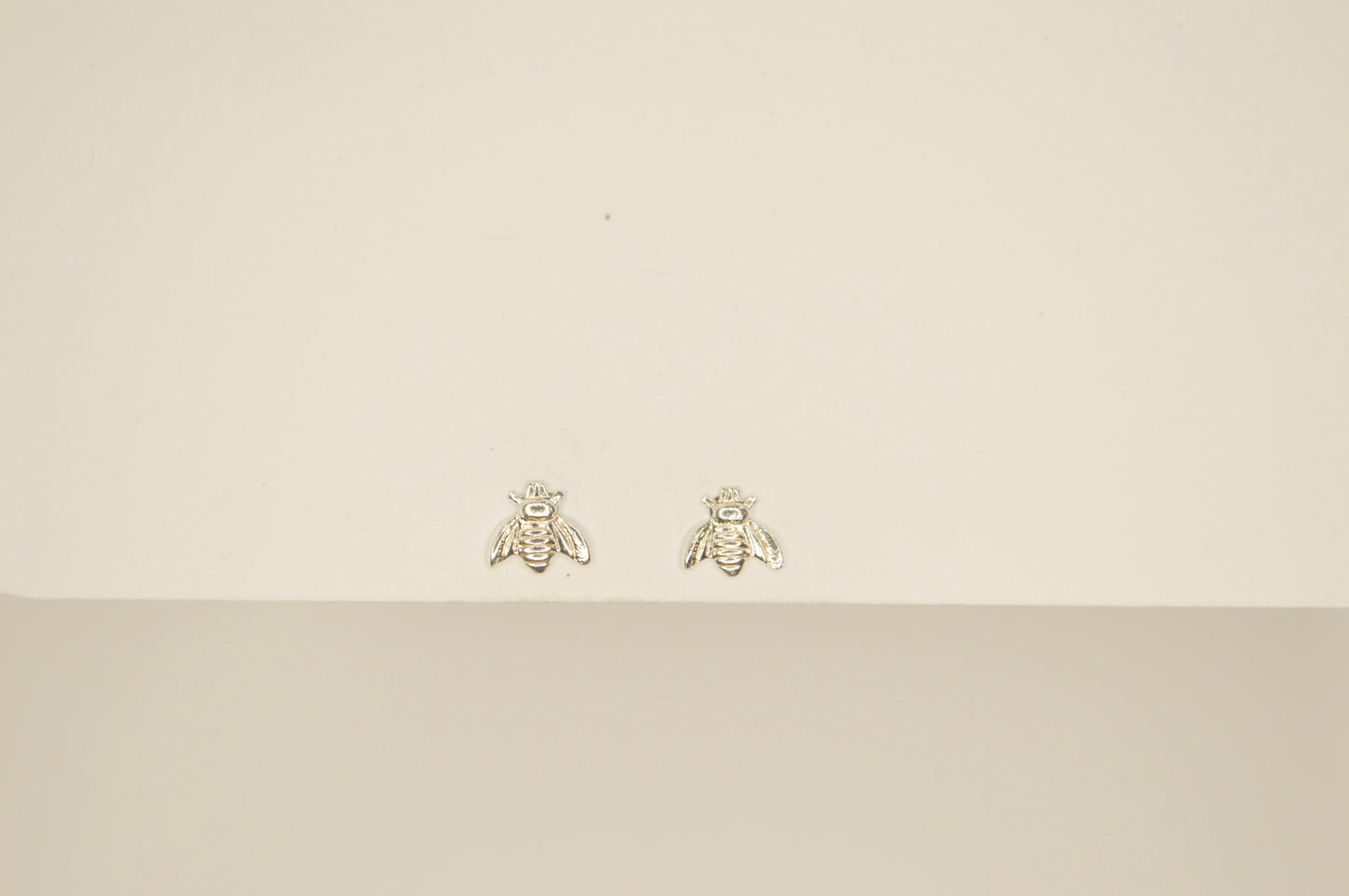 .925 sterling silver bee earrings