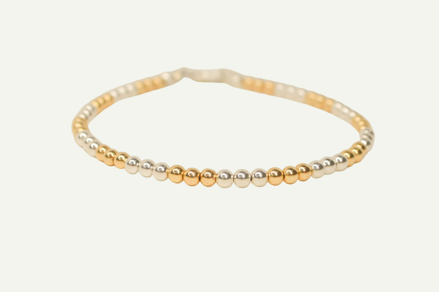 Mix Metal Beaded Bracelet