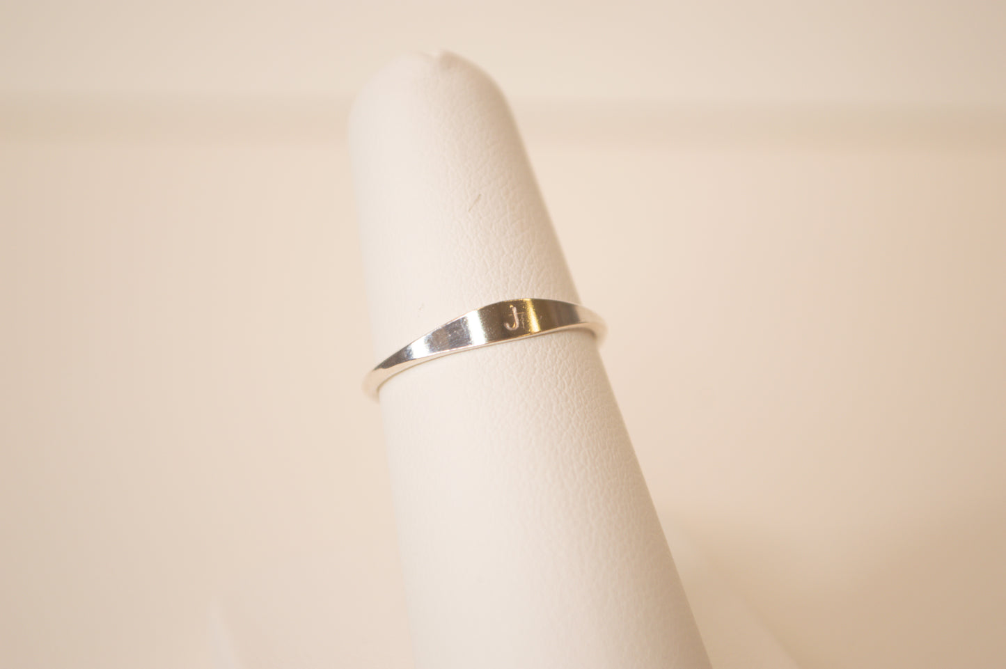 Signet Initial Ring