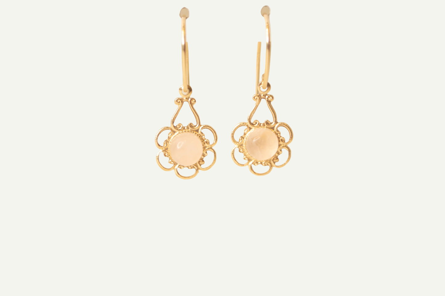 Rose Quartz Earwire