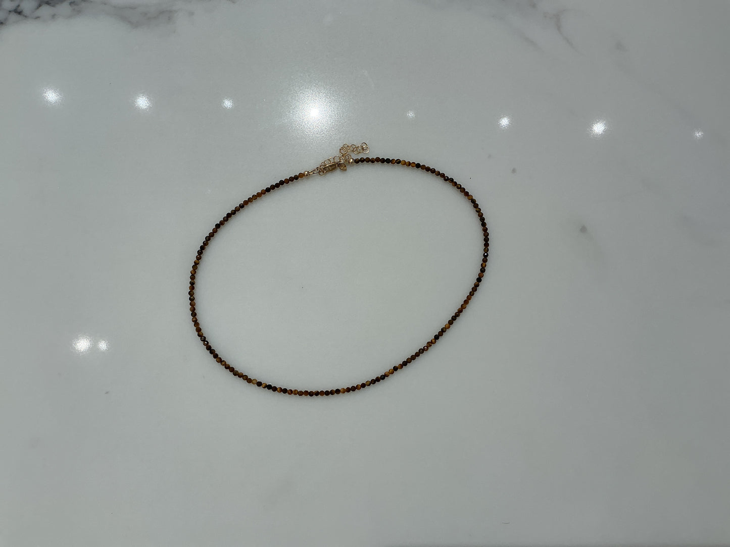 Tigers Eye Beaded Necklace