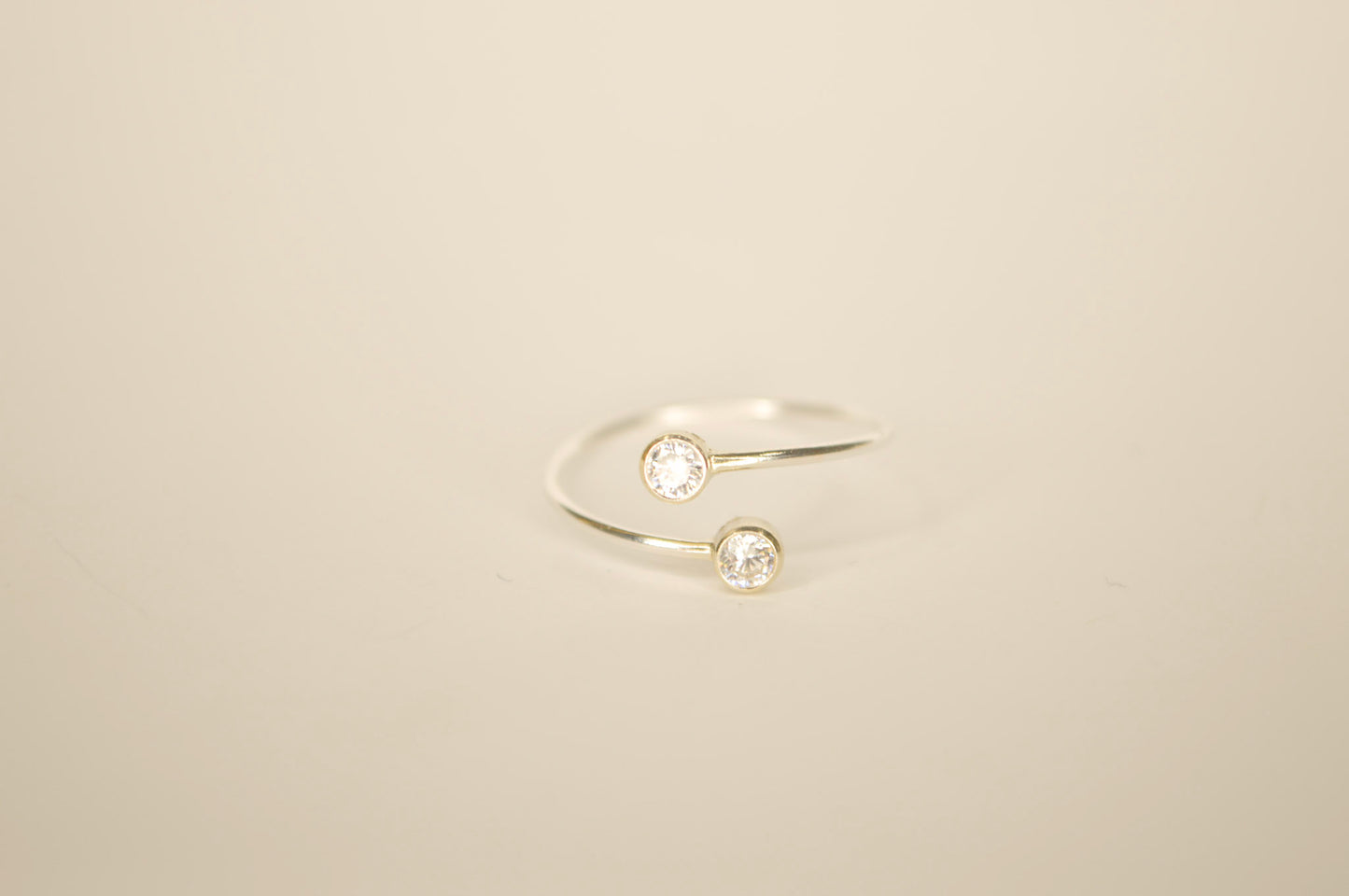 Twin Flame Adjustable Ring