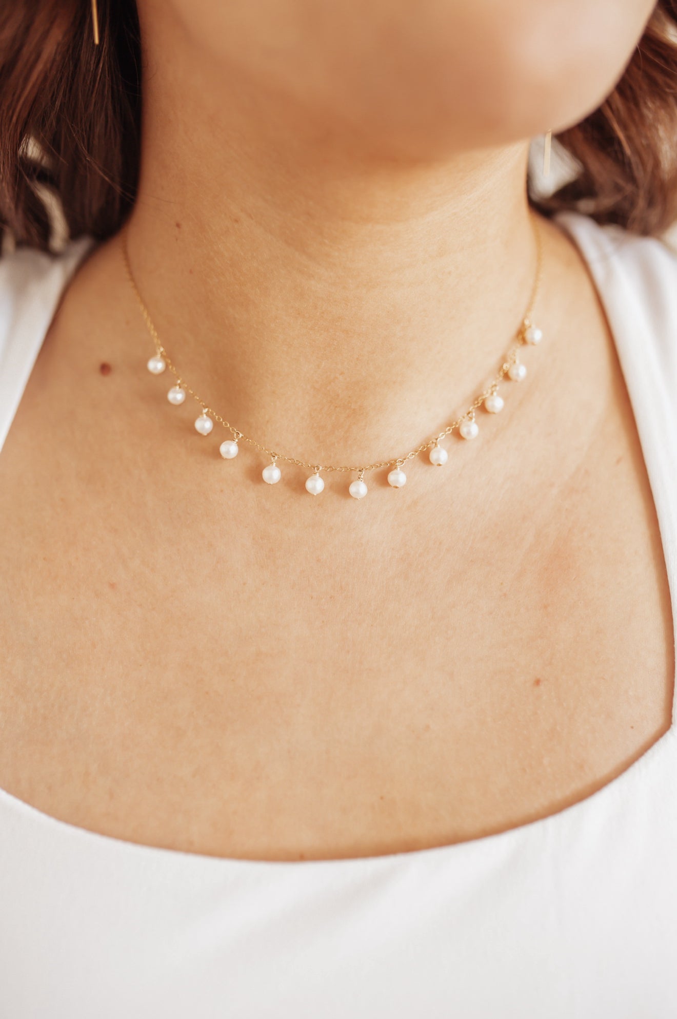 Round Princess Pearl Necklace