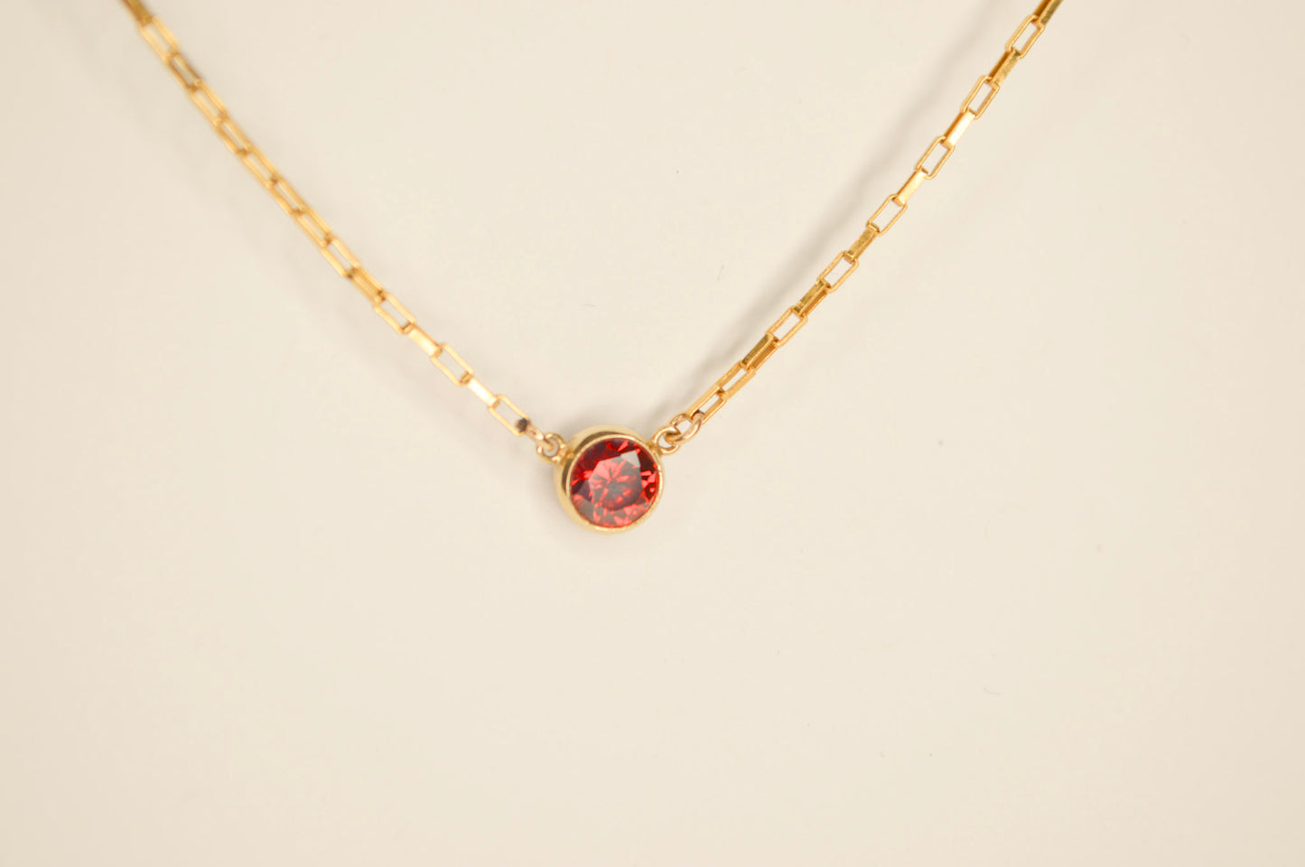 Garnet Glow Necklace