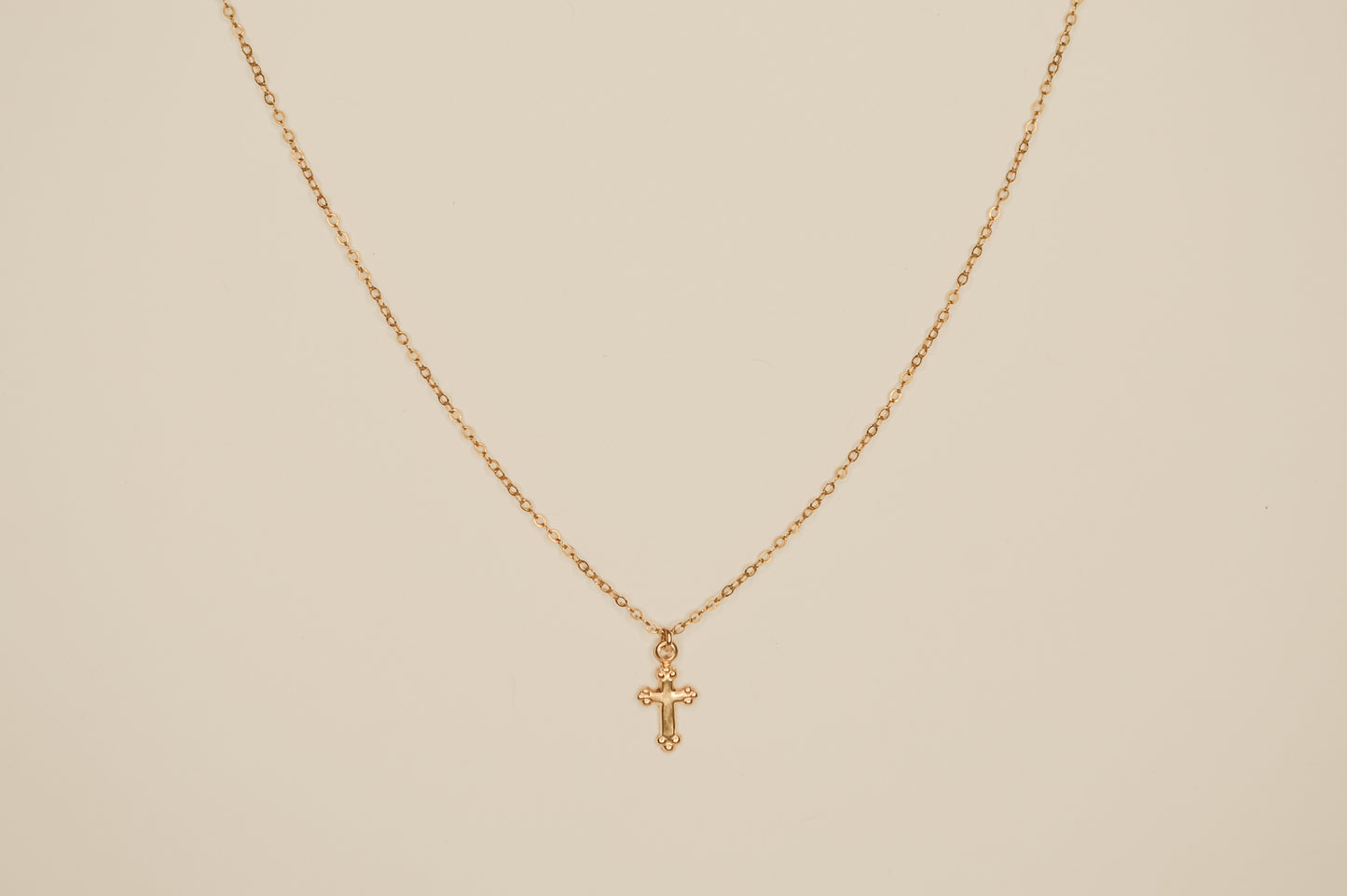 Radiant Cross Necklace