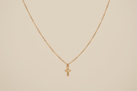 Radiant Cross Necklace
