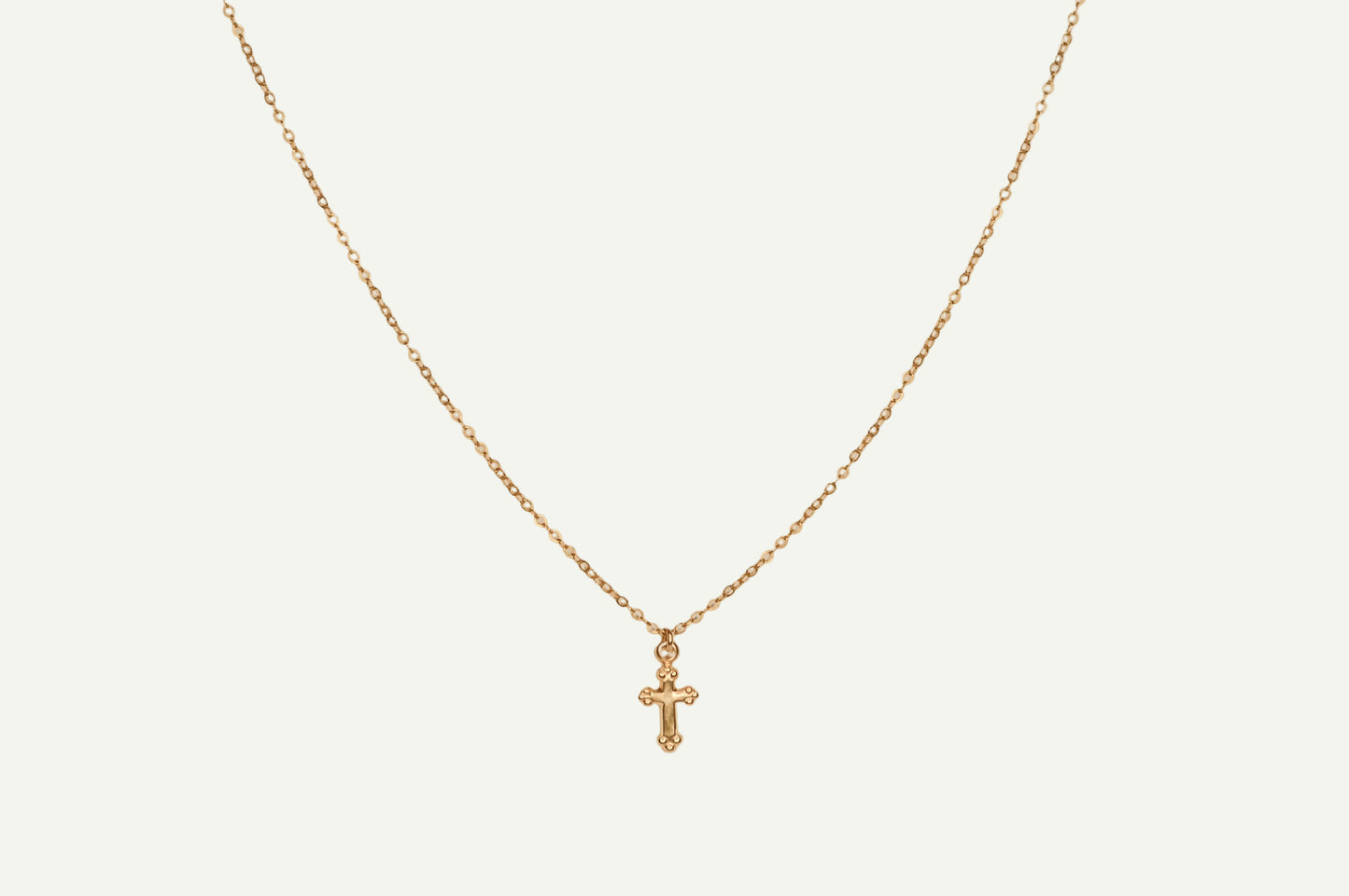 Radiant Cross Necklace