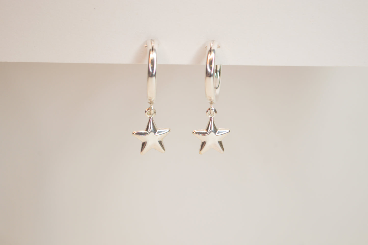 Puffy Star Hoops
