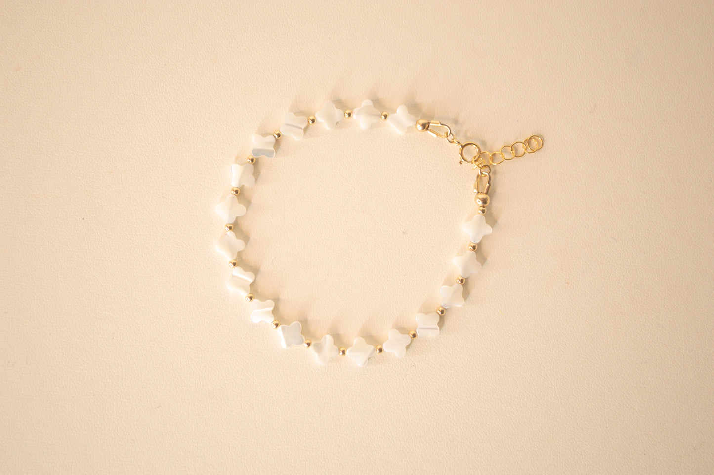 Beaded Clover Bracelet