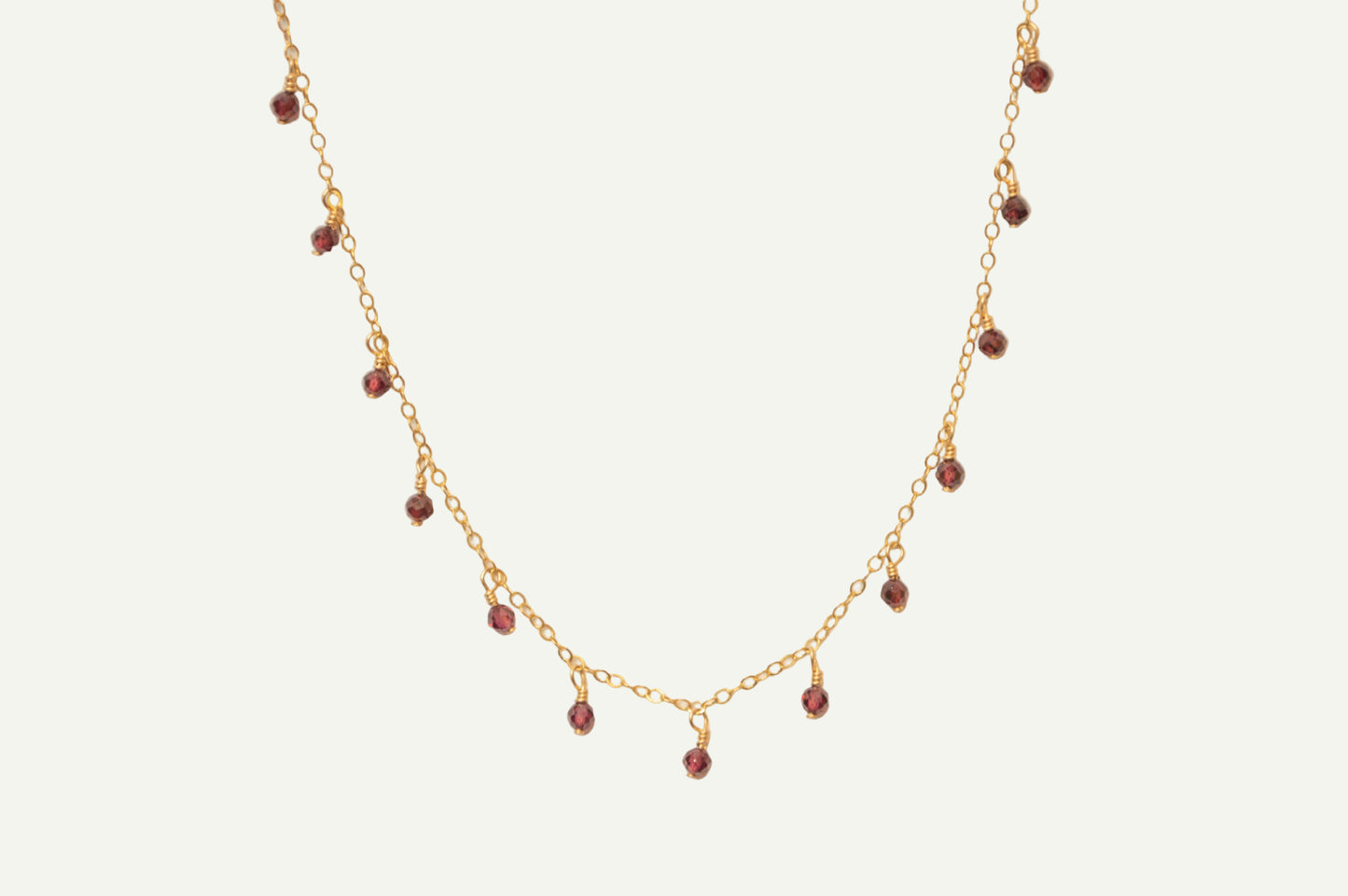 Princess Garnet Necklace