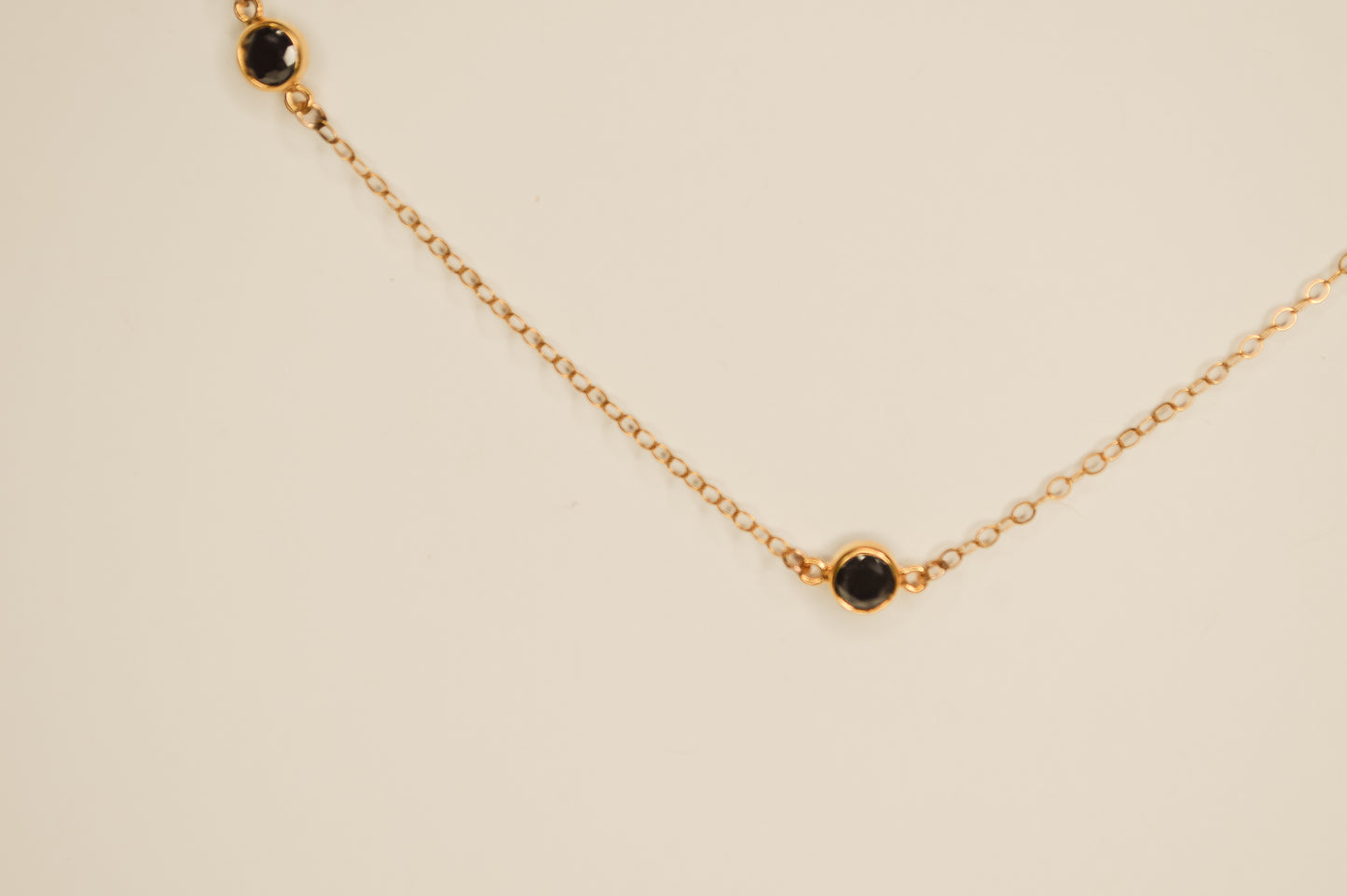 Onyx Connector Necklace