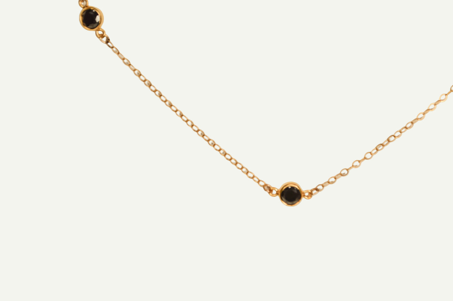 Onyx Connector Necklace