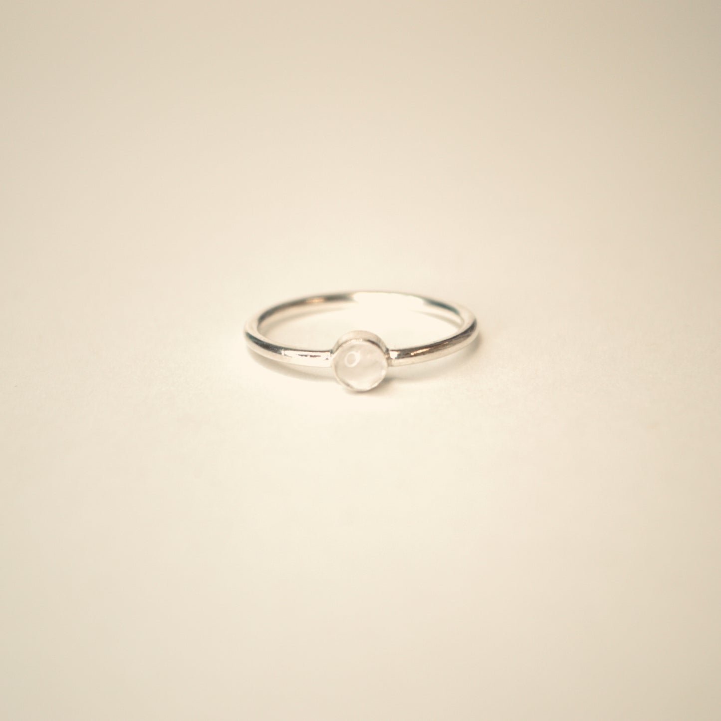 Rose quartz heiress ring