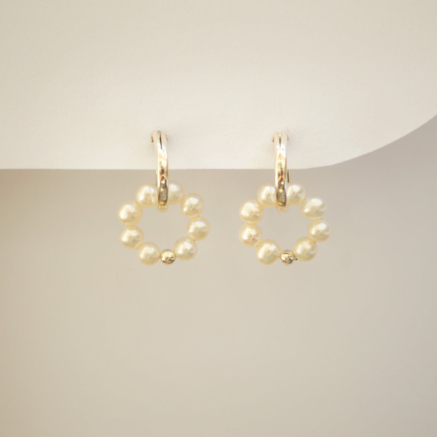 Pearl Orbit Hoops