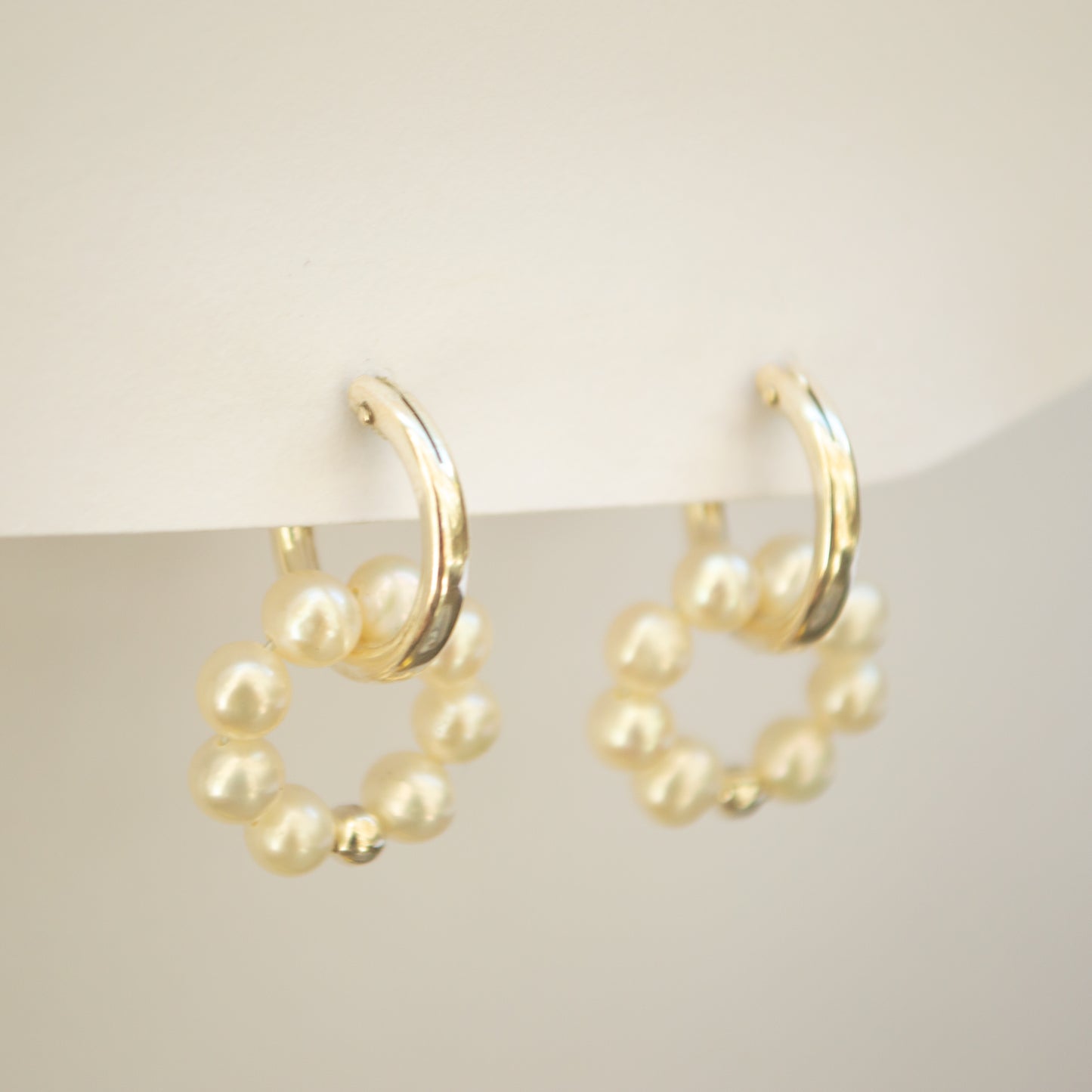 Pearl Orbit Hoops