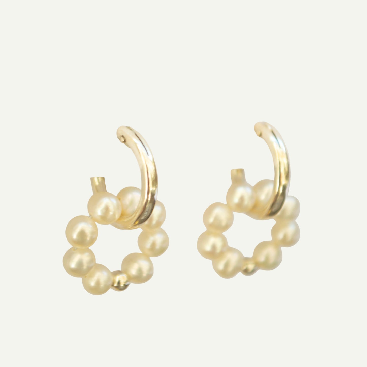 Pearl Orbit Hoops