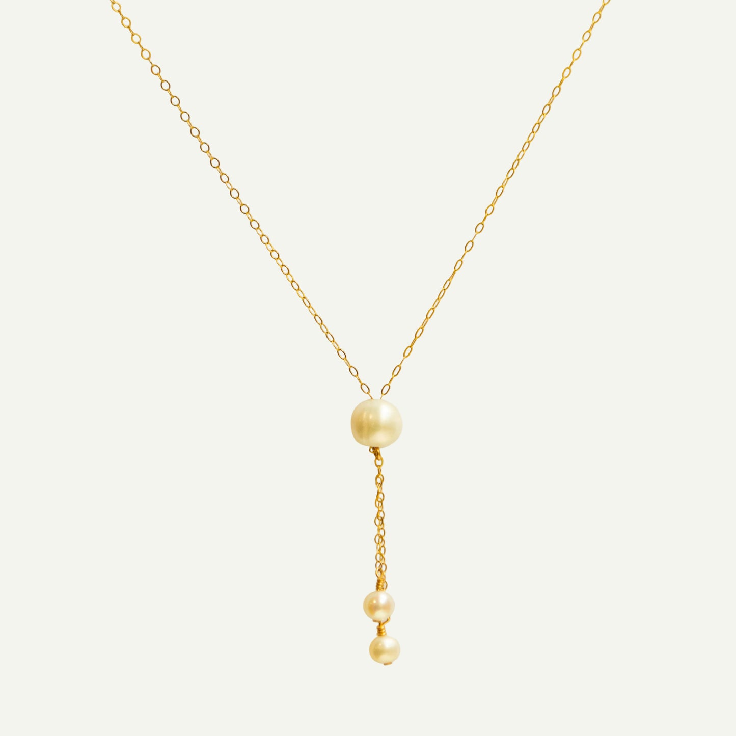 Pearl Lariat Necklace
