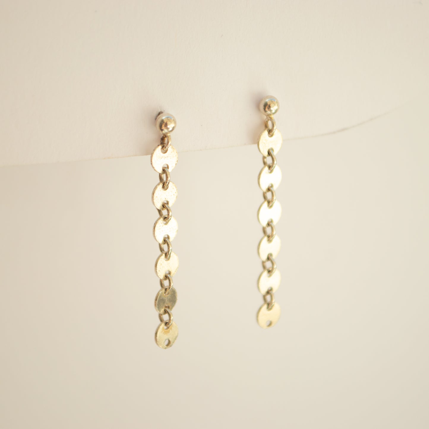 .925 Sterling silver disco studs