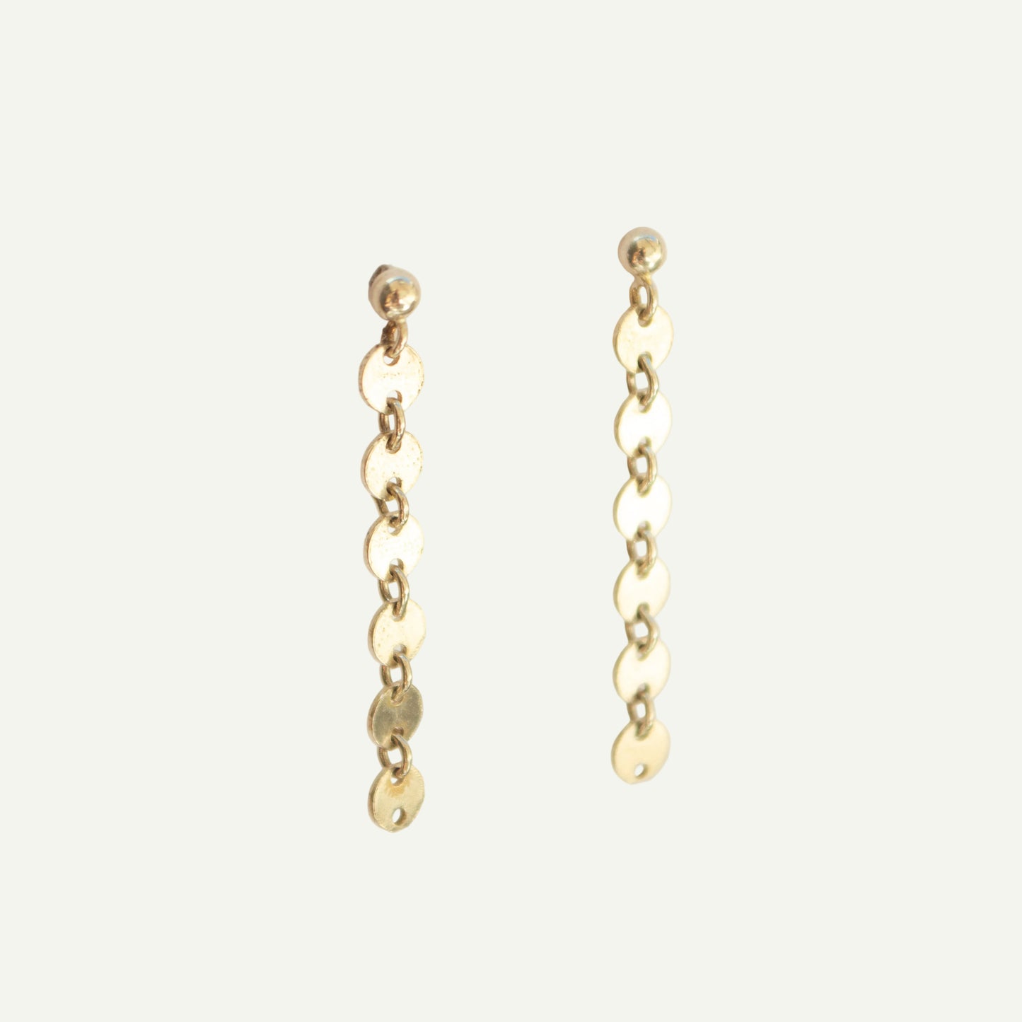.925 Sterling silver disco studs