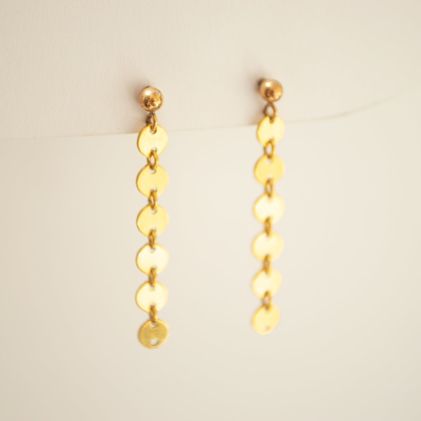 14k gold filled disco studs