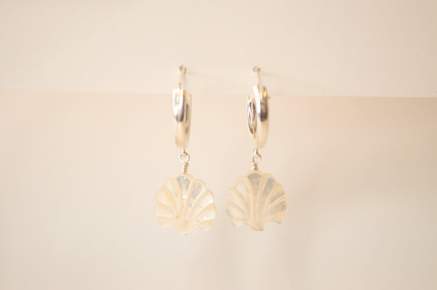 Mother of Pearl Clam Hoops