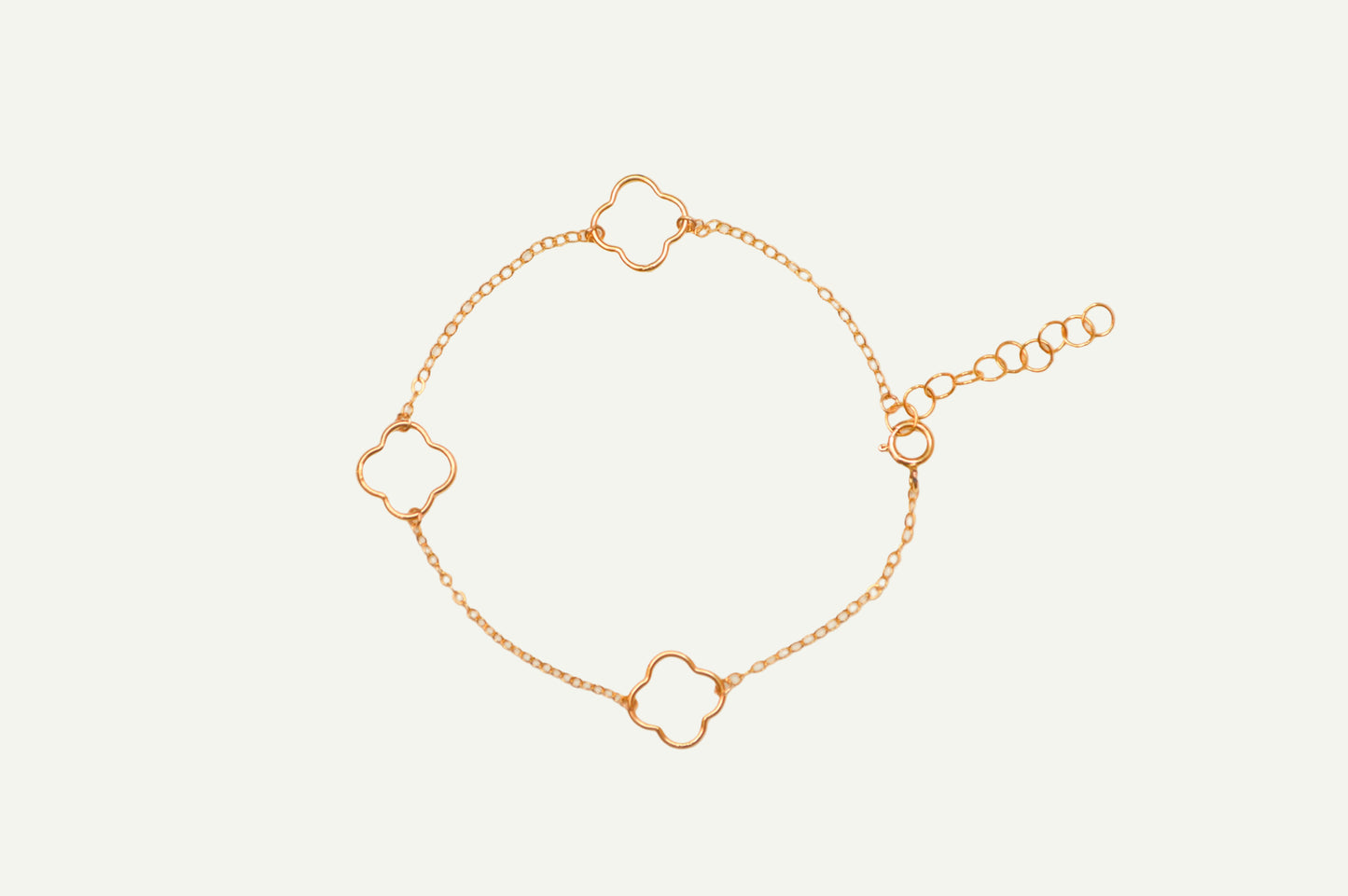 Connecting Clover Bracelet