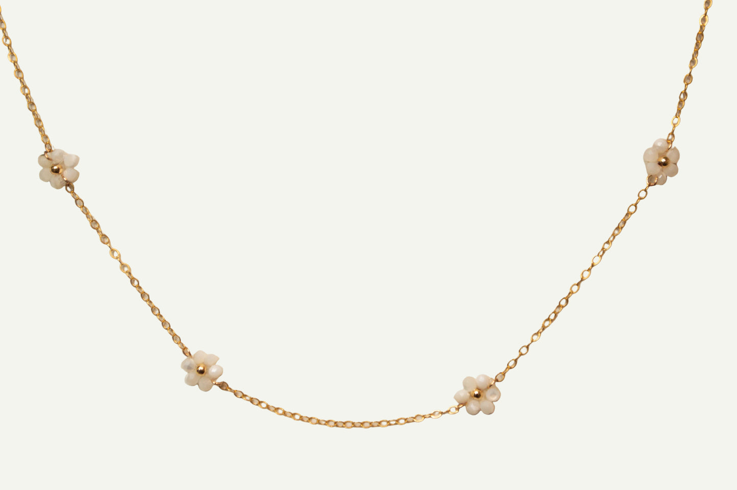 Connecting Flower Necklace