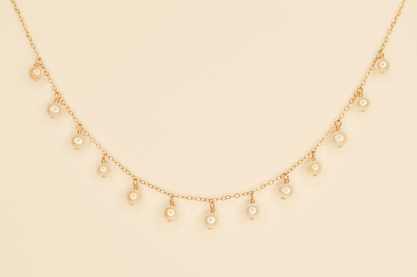 Round Princess Pearl Necklace