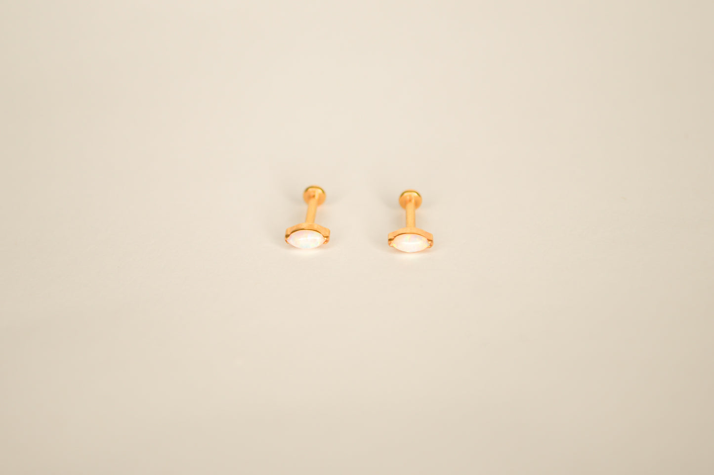 Marquise opal flatback studs