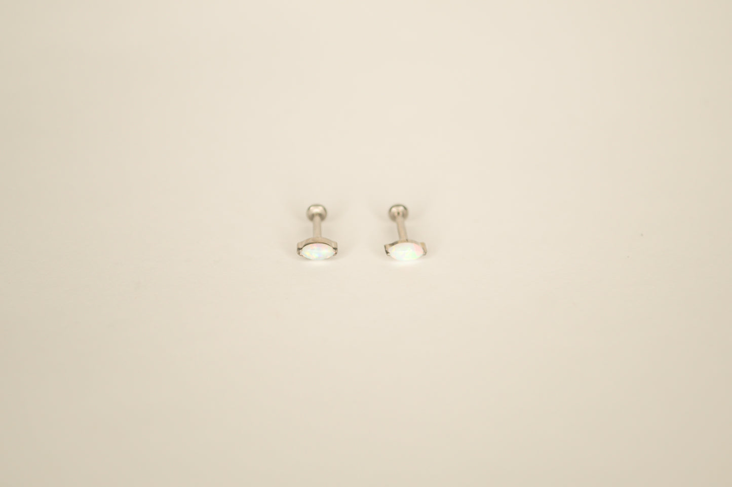Silver marquise flatbacks
