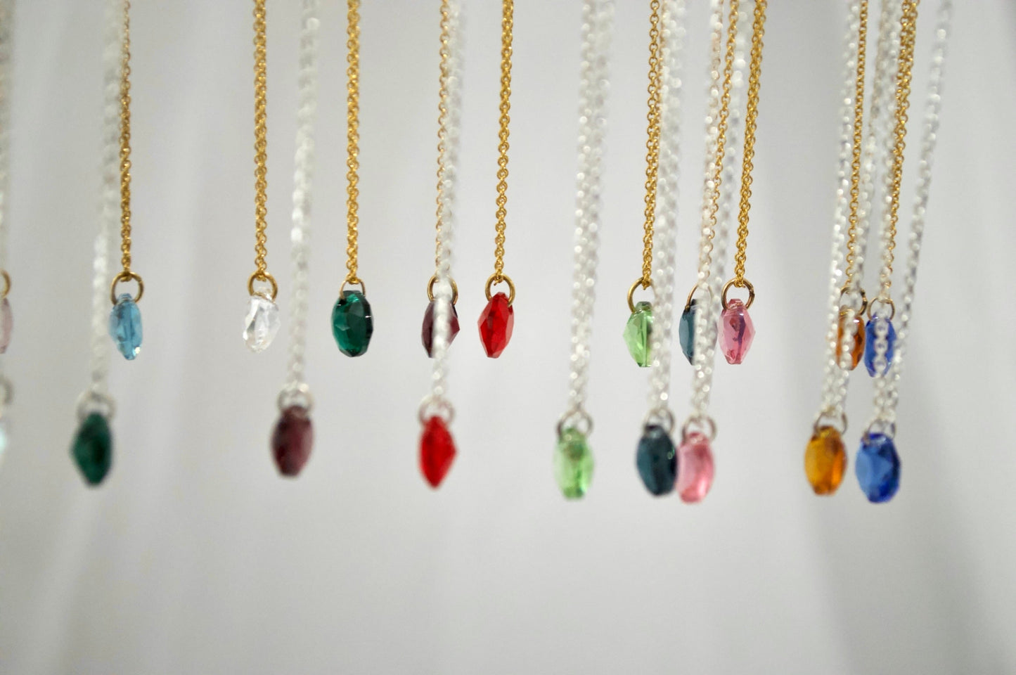 Birthstone Crystal Pendant Necklace