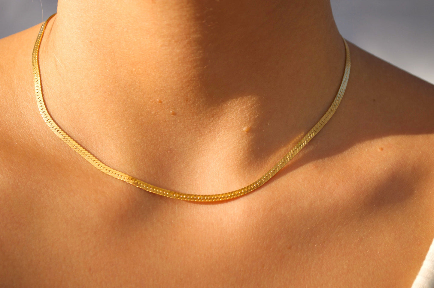Capsule Herringbone Necklace