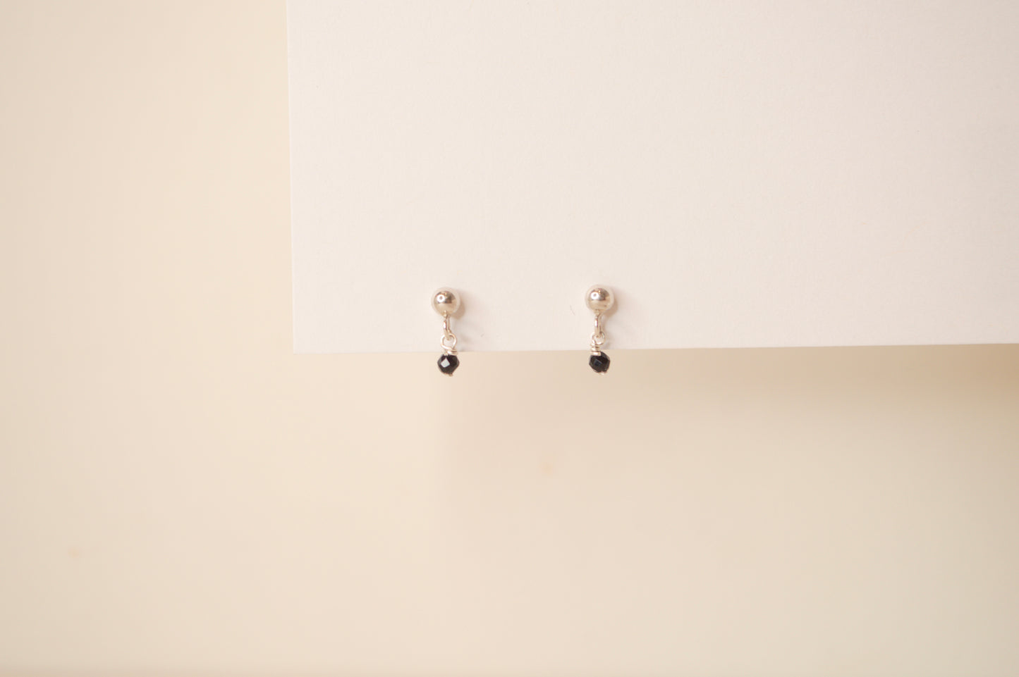 Onyx Drop Studs