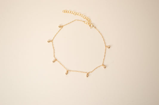 Princess bead anklet
