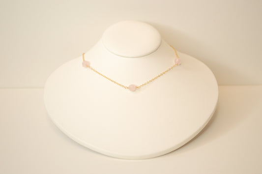 Rose Quartz Connecting Necklace