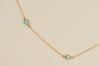 Turquoise Connector Necklace