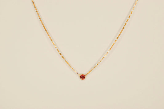 Garnet Glow Necklace